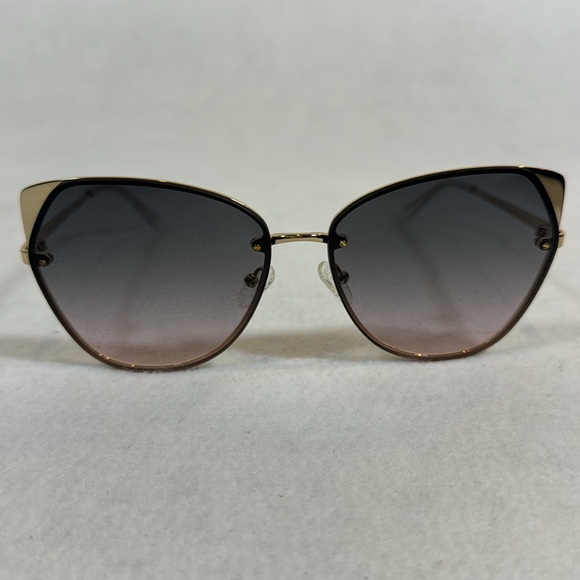 DIFF Eyewear Cora Sunglasses Gold + Blue to Lavender flash New in Box - Picture 7 of 12